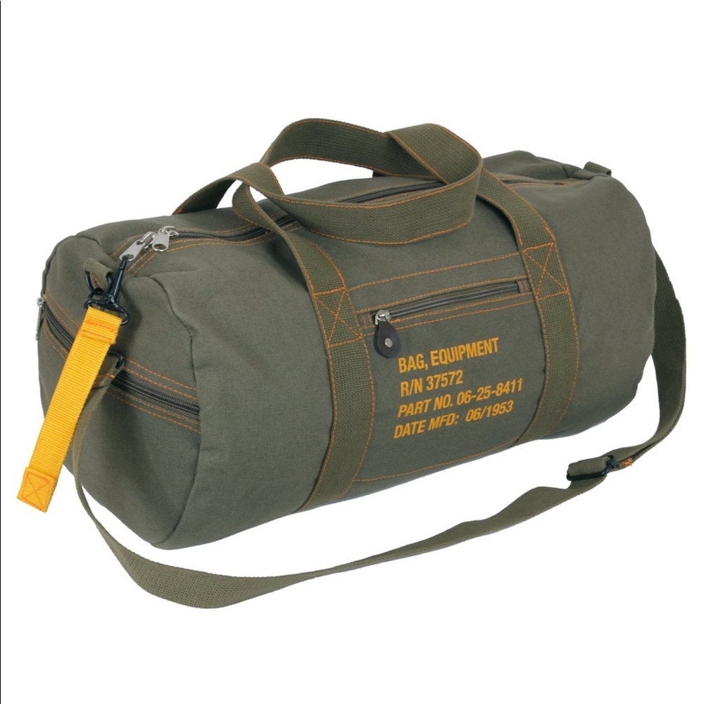 Rothco Small Equipment Duffle Bag Green Canvas